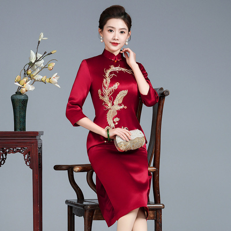 瑞蚨祥月下微凉京派旗袍新款女装券后812.5元