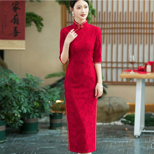 唐之语女装陶玉梅商场同款2026新款华族经典旗袍先生崔万志旗舰店