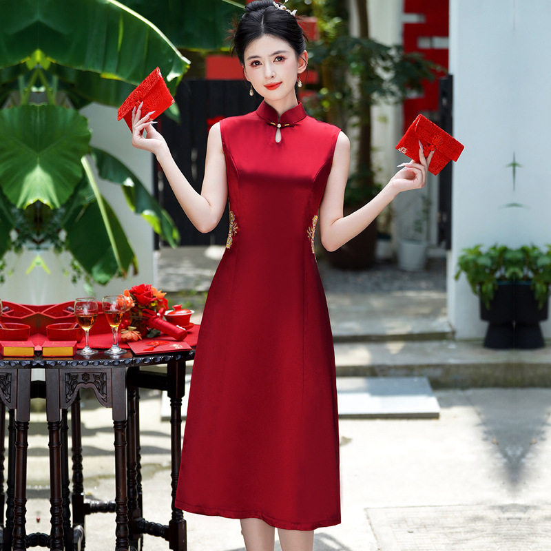 娘子写女装陶玉梅京派苏伊人名兰世家官方画报夫人戚薇旗舰店旗袍图片
