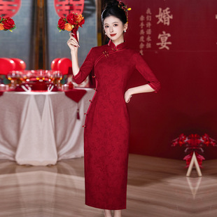 逸红颜崔万志女装懿菲固执官方旗舰店专柜同款2026新款梦至超旗袍