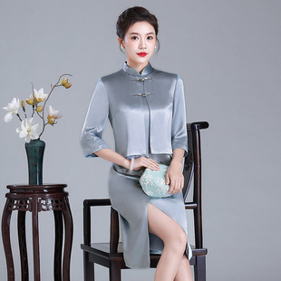 瑞蚨祥官方女装璃烟斋京派2025新款月下微凉旗袍先生崔万志旗舰店