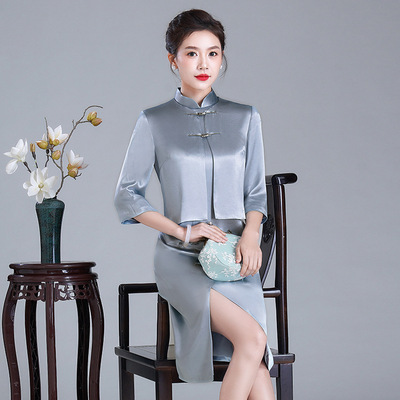 瑞蚨祥官方女装璃烟斋京派2025新款月下微凉旗袍先生崔万志旗舰店