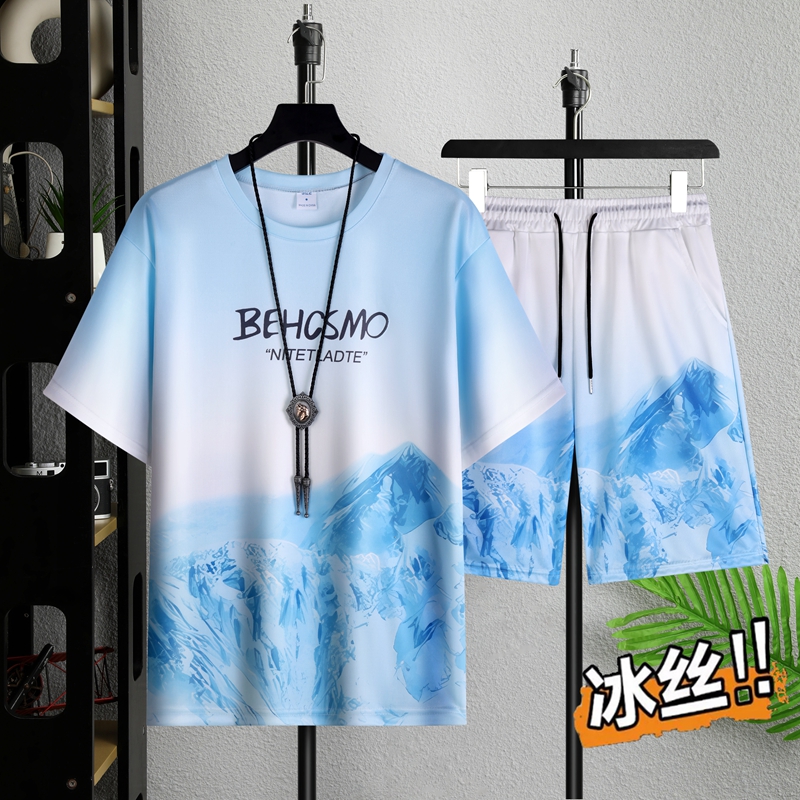 青少年冰丝速干篮球服运动套装