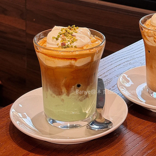 网红ins风澳白咖啡杯简约复古dirty冰美式玻璃杯子意式拉花拿铁杯