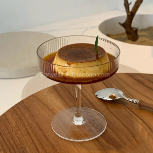 冰淇淋杯酸奶杯高脚布丁杯甜品杯小吃碗 ins网红餐厅高颜值玻璃杯