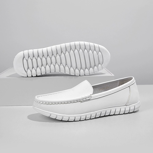 Белая униформа медсестры, рабочая спортивная обувь для кожаной обуви, мягкая подошва