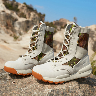 XGGO运动户外防水登山鞋透气轻便防滑耐磨沙漠靴高帮徒步鞋子男女