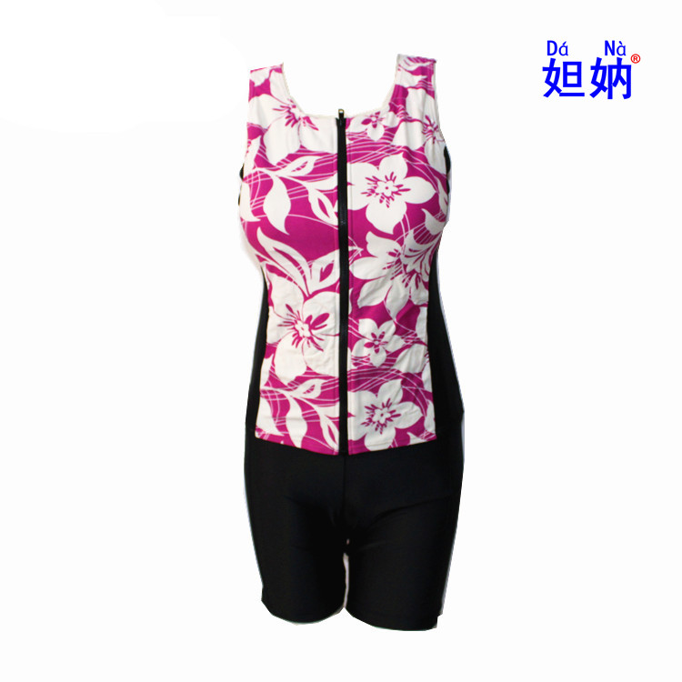 新款女士修身显瘦泳衣保守遮肚温泉分体泳装外贸平角泳裤运动套装