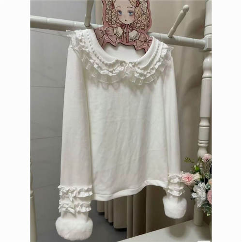 lolita日系软妹秋冬德绒内搭