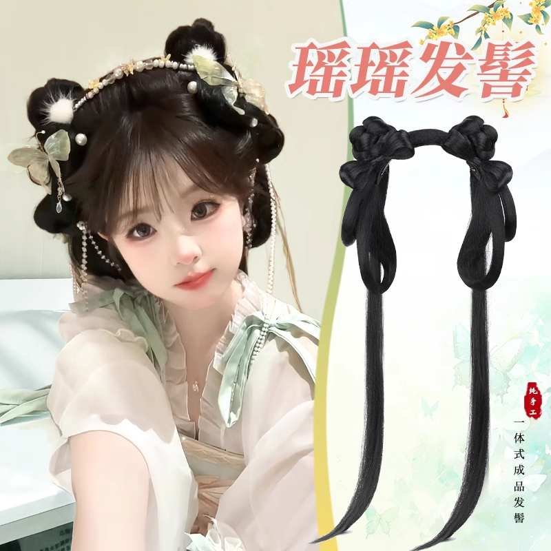 汉服假发女一体式懒人