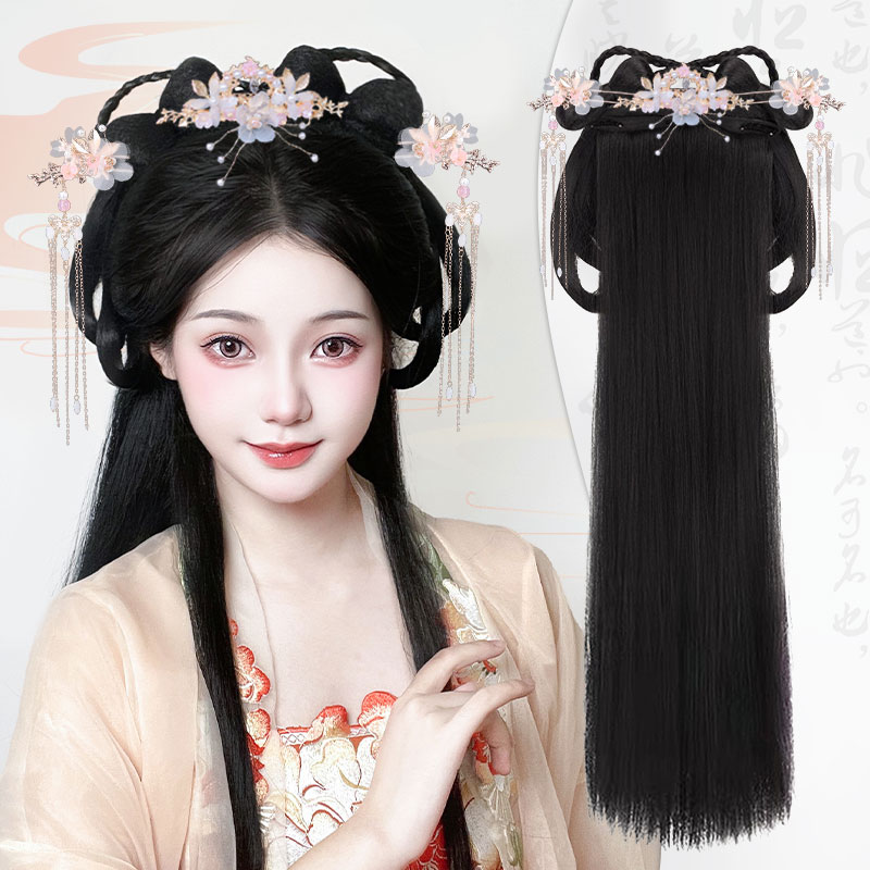 汉服假发包一体式懒人发型发箍