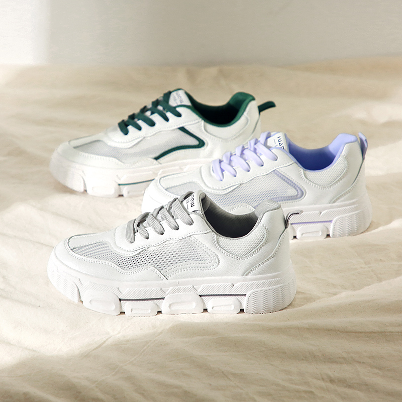 Global summer ventilation The thickness of the bottom White shoes 2020 New Year ins Net surface motion Diddy Women's Shoes Mesh shoesin the Women's Shoes, Low shoes  category - from Buy2taobao.com to provide professional Taobao agent buy service