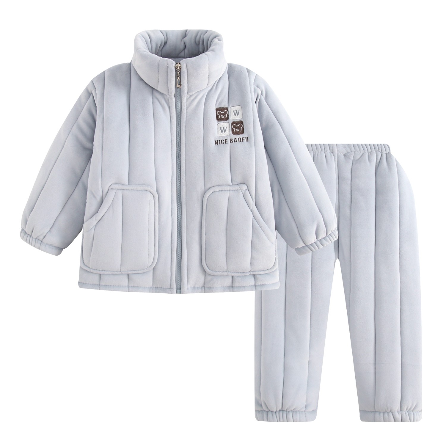 秋冬季儿童加厚男女童睡衣加绒夹棉保暖时尚休闲法兰绒家居服套装,童装/婴儿装/亲子装,家居服套装,淘宝优惠券,粉丝福利购,淘宝优惠卷