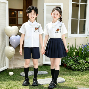 六一儿童合唱表演服幼儿园大班毕业照班服小学生朗诵比赛演出服装