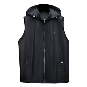 2025春季新款男士连帽马甲 货号D7019 P180 长期款图片