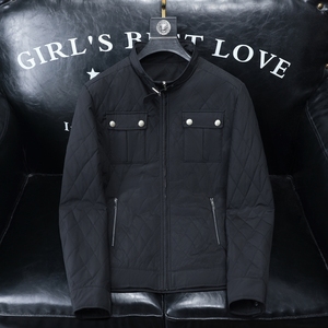 2024立领棉衣绗缝时尚棉充抗皱防水男士外套货号AK042 P260,男装棉衣,钱塘6027（原6003）