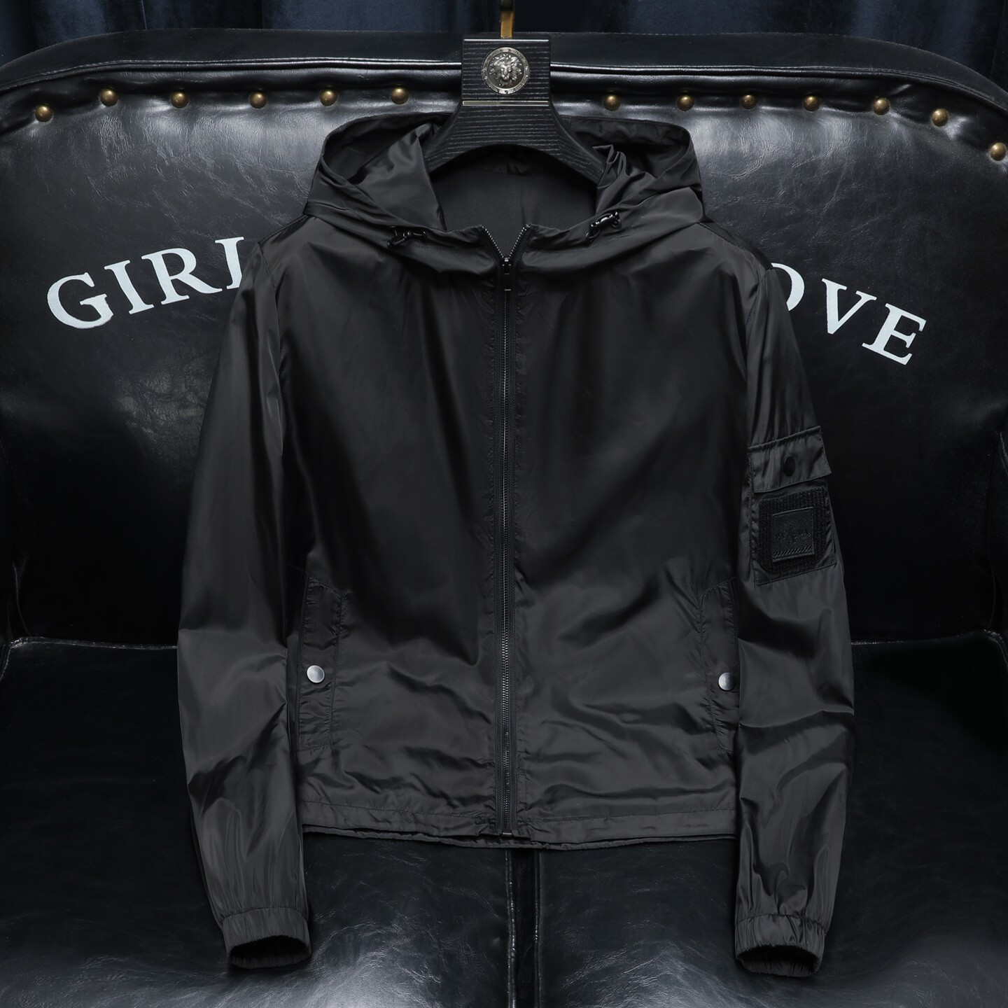 2026春季男士连帽夹克货号Y5133P200，男装夹克，钱塘6027（原6003）