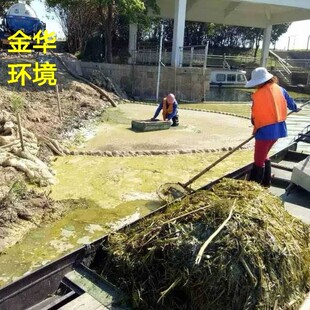 蓝藻拦截网 河道清理网拉浮萍网河道环卫垃圾清理网 藕田藕塘网