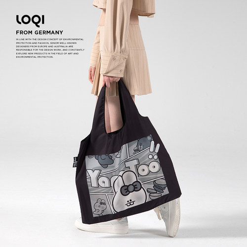 LOQI卡通插画联名轻便折叠环保袋
