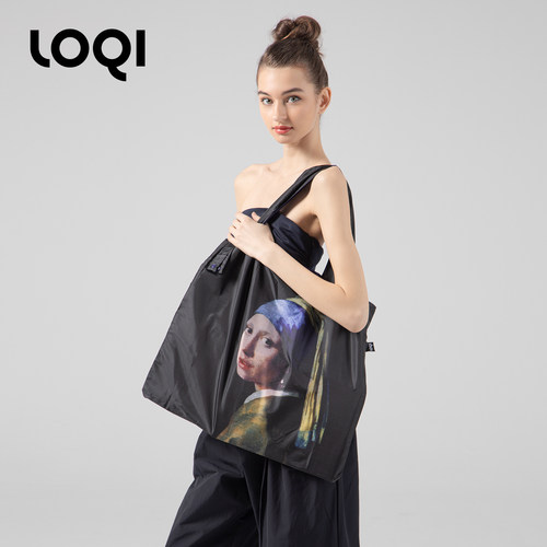 loqi系列收纳折叠耳环少女购物袋