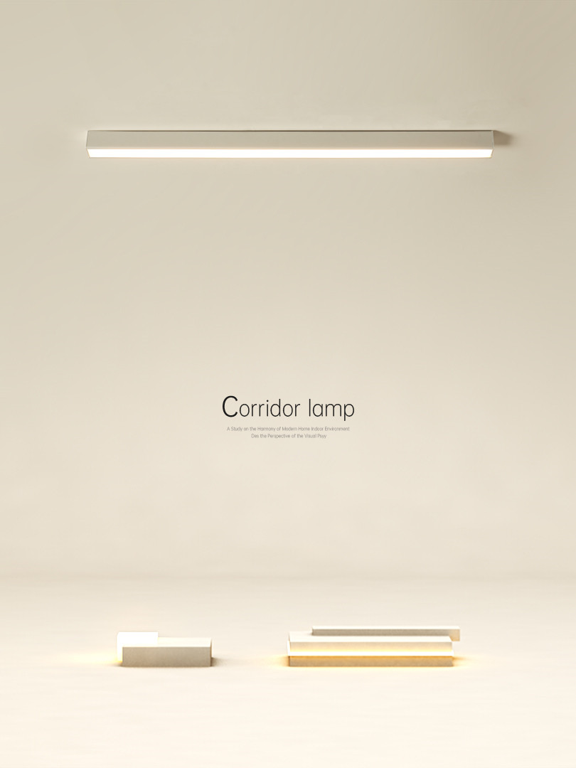 休闲现代条形阳台灯Led吸顶灯客厅灯过道灯走廊灯主卧室中山灯