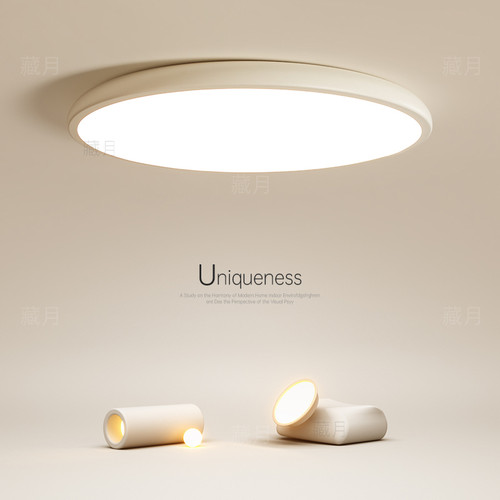 现代简约卧室吸顶灯房间灯具