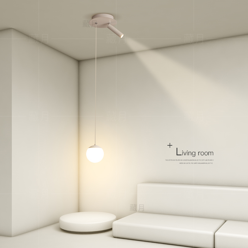 简约现代卧室床头led吧台吊灯