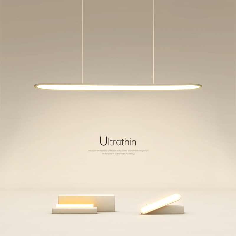 全光谱餐厅灯led吊灯简约现代创意客厅灯长条餐桌灯房间中山灯具