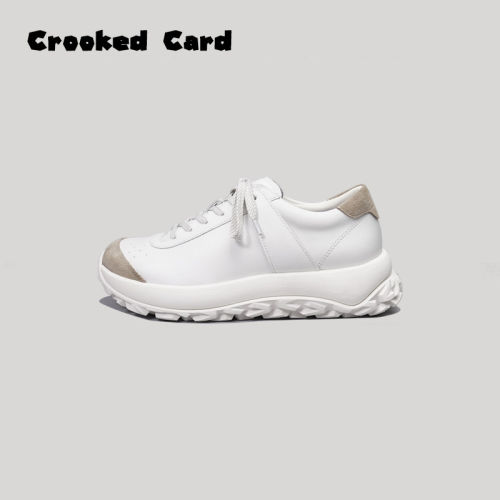 CROOKED CARD 2026S 联名款勃肯鞋 冬季厚底增高懒人鞋软底休闲鞋