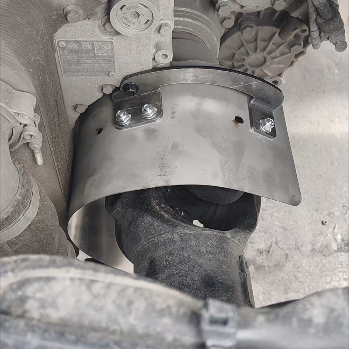 法士特液缓不锈钢黄油挡板