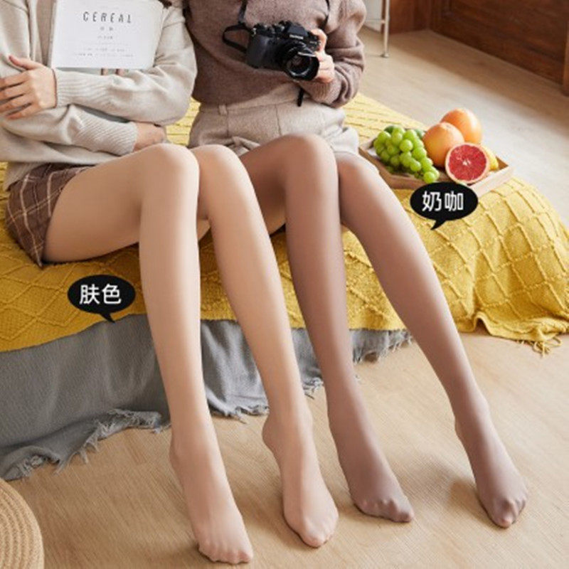 190克皮尔卡丹初冬薄绒 舒适腰美肤袜女5533 水光肤微压美白显瘦