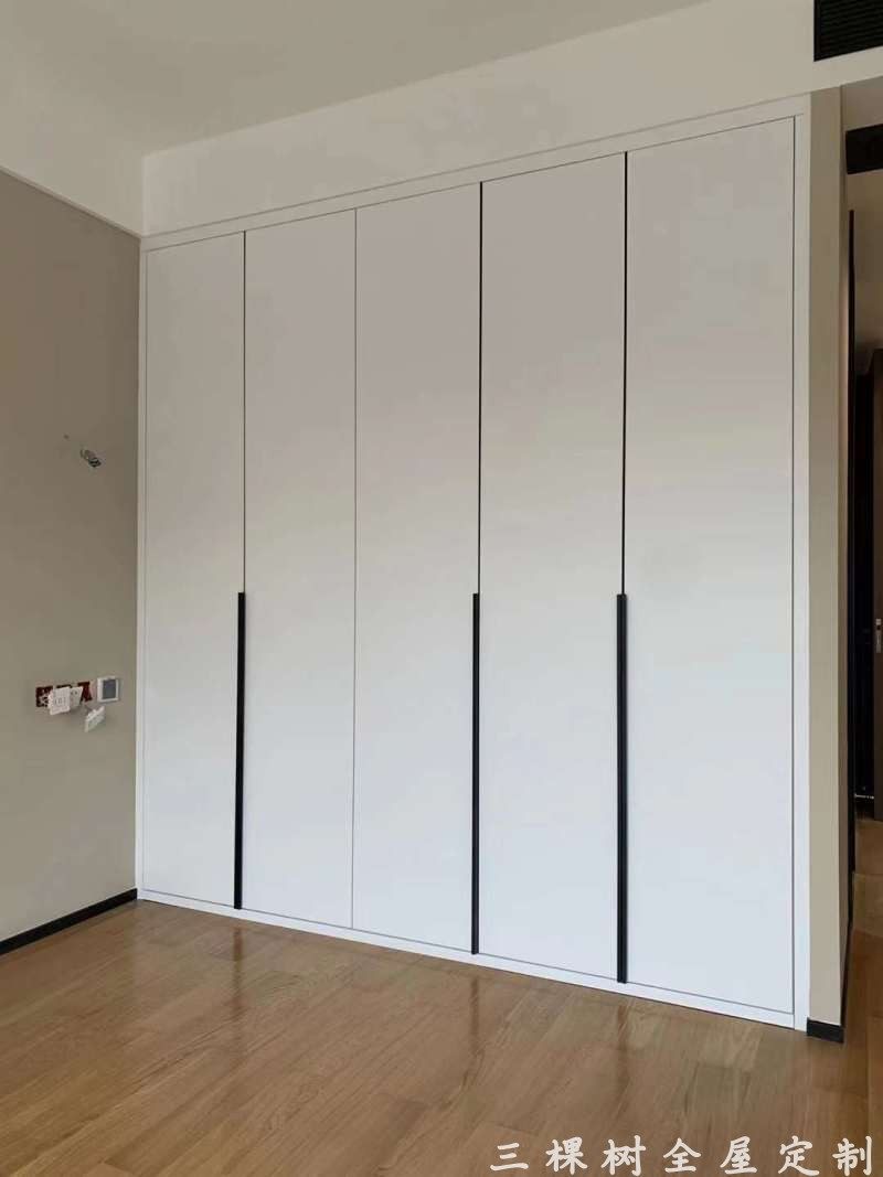 重庆工厂定做兔宝宝大欧亚美诺三千方e0多层实木颗粒板定制衣柜