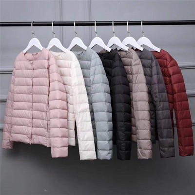 轻薄款羽绒服内胆中老年女士外套