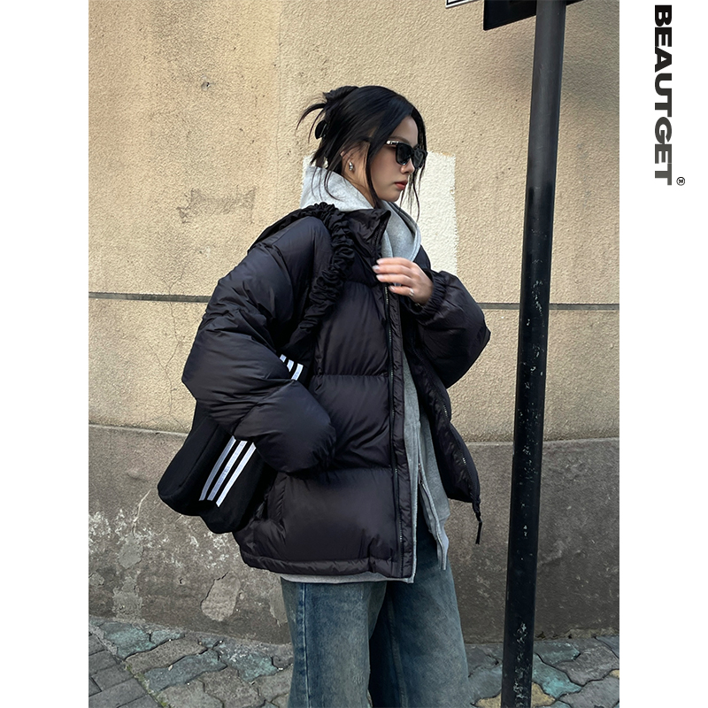 90白鸭绒百搭三防保暖羽绒服