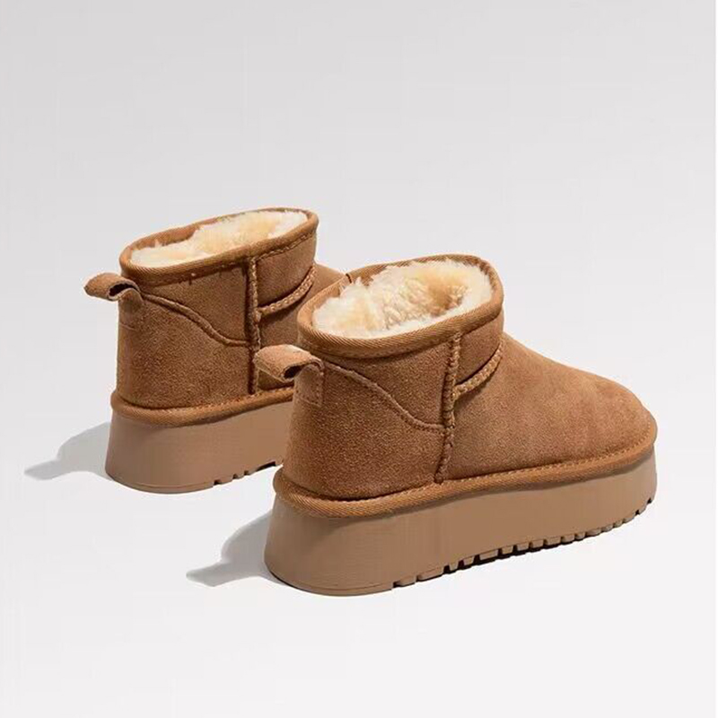小码雪地靴女313233厚底加绒保暖