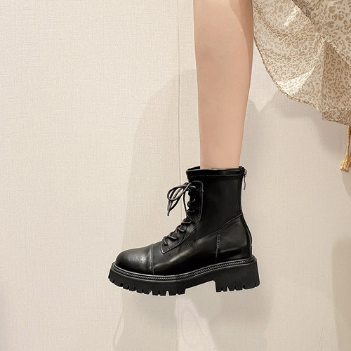 小码马丁靴女313233英伦风内增高