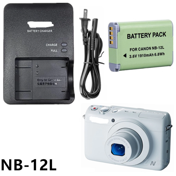 适用佳能G1X Mark II G1X2 N100 MINI X 相机NB-12L电池/充电器