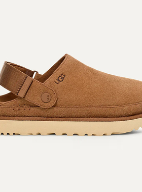 UGG秋冬女款舒适休闲平底魔术贴一脚蹬单鞋包头凉鞋 1138252