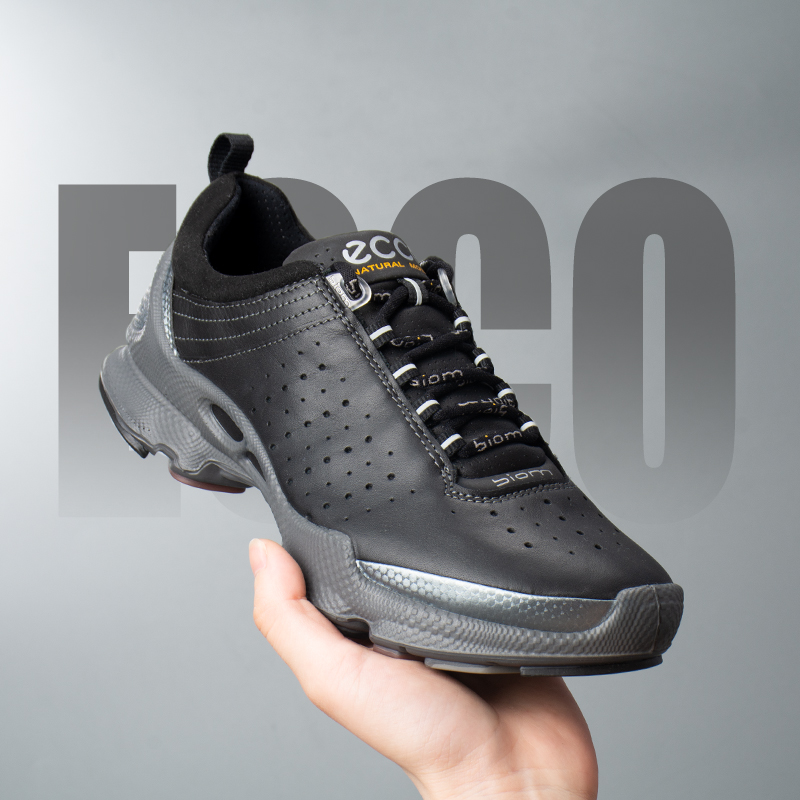 Ecco爱步男女鞋经典款牛皮透气缓震运动休闲百搭户外健步鞋091503