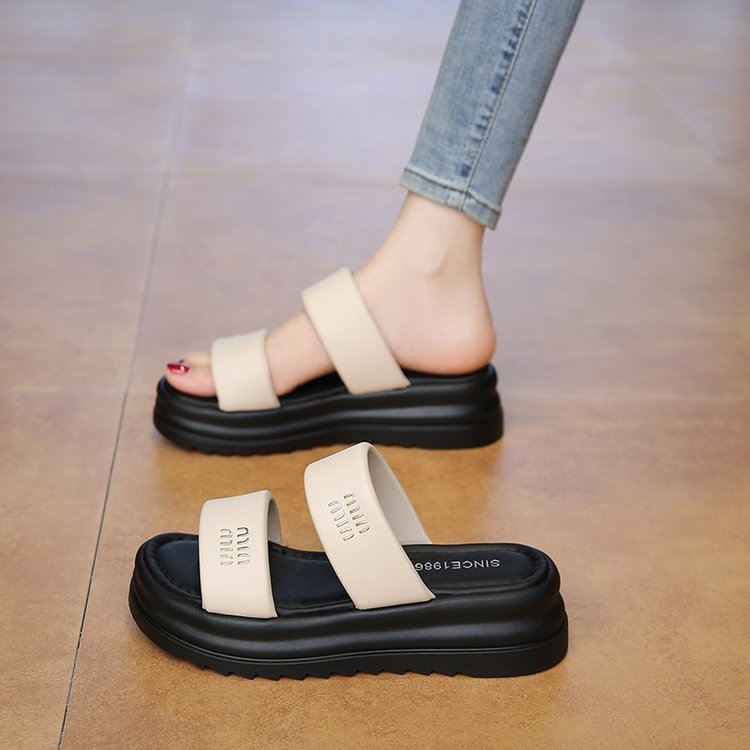 法式绝美凉拖鞋女夏外穿2025