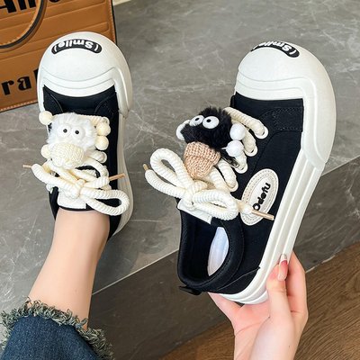 春秋厚底阿甘德训鞋女2025春秋新款复古小众设计感小白鞋休闲板鞋