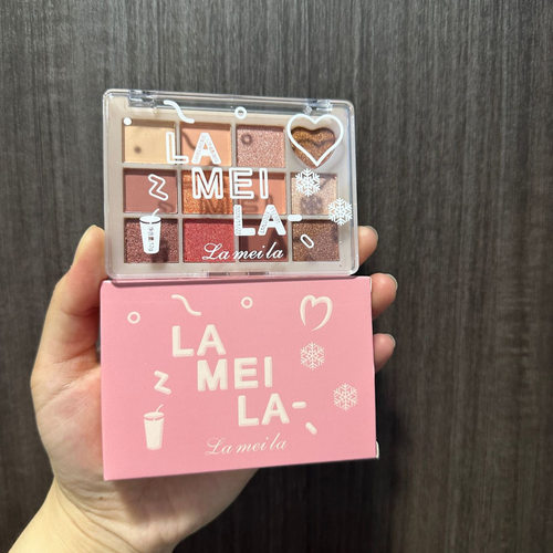 十二色珠光哑光大地色眼影盘彩妆珠光哑光大地色眼影简化版