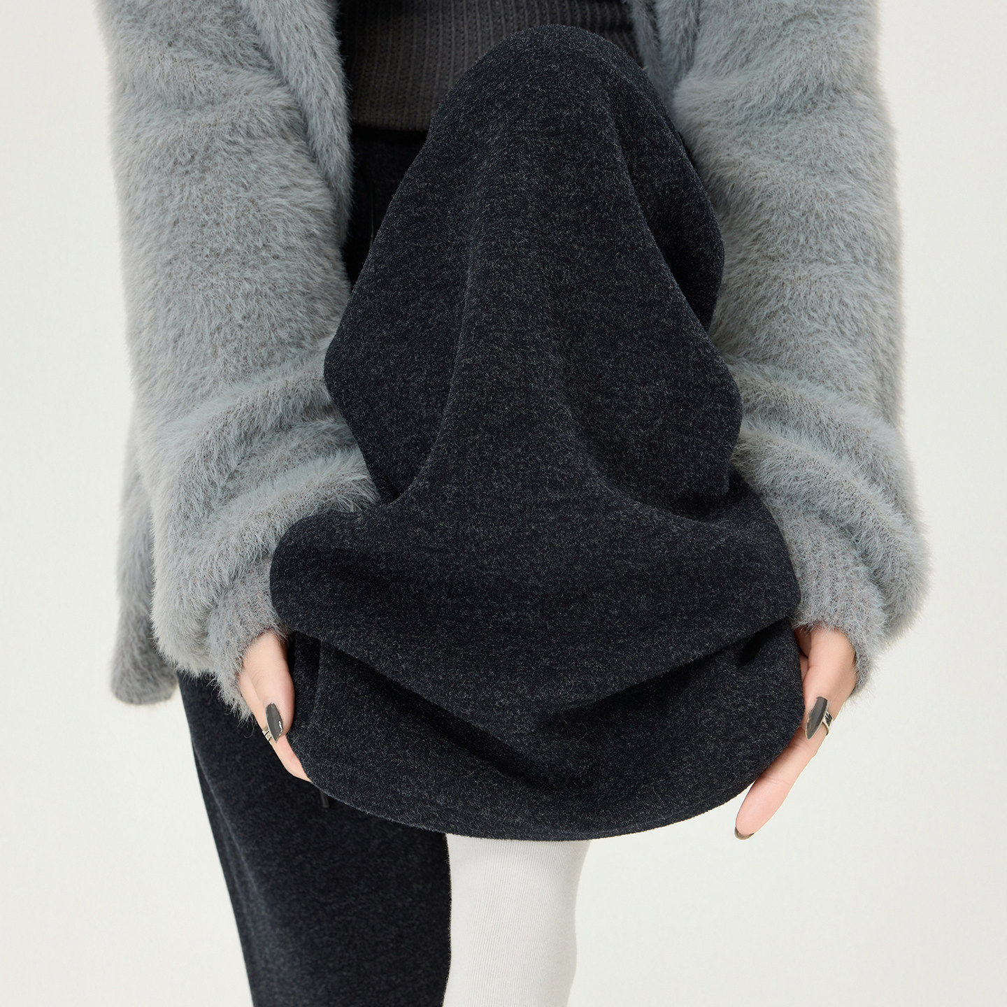 200斤大码胖mm黑色软糯糯米阔腿裤女秋冬加绒保暖高腰显瘦直筒裤,女装/女士精品,大码裤装,淘宝优惠券,粉丝福利购,淘宝优惠卷