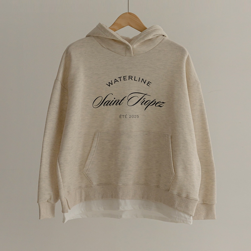 韩国特大码女装胖mm冬装新品时尚时尚字母图案拼接边连帽卫衣1225