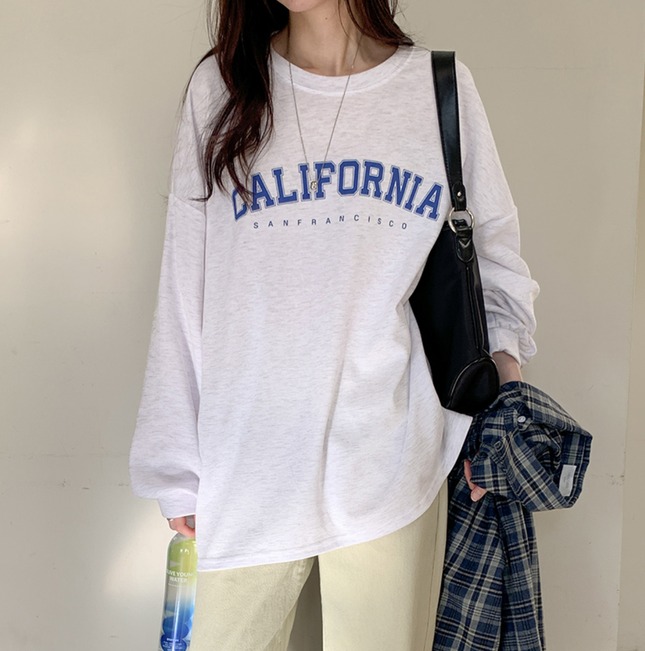 韩国大码女装胖mm春装新品时尚字母图案圆领宽松长袖休闲卫衣0122,女装/女士精品,大码内搭,淘宝优惠券,粉丝福利购,淘宝优惠卷