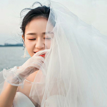 Bridal dress gloves women 2020 new wedding lace white short dress gloves wedding thin gloves