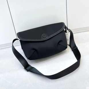 休闲胸包女复古时尚 精致小巧邮差包男女腰包小众牛津布骑行斜挎包