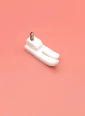 T350-B平车塑料压脚底板带弹簧 特足T350压脚皮白色加厚包邮