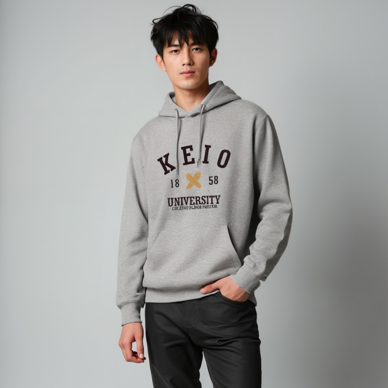 庆应义塾大学套头卫衣庆大纪念品