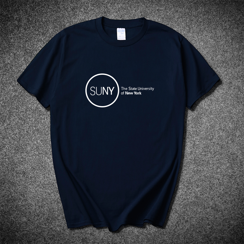 纽约州立大学T恤短袖学生纯棉